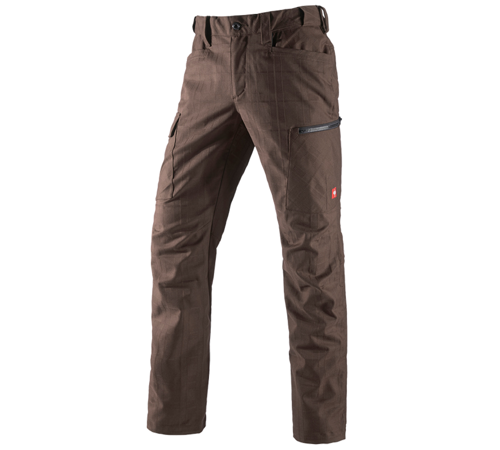 Pracovní kalhoty: e.s. Pracovní kalhoty pocket, pánské + kaštan