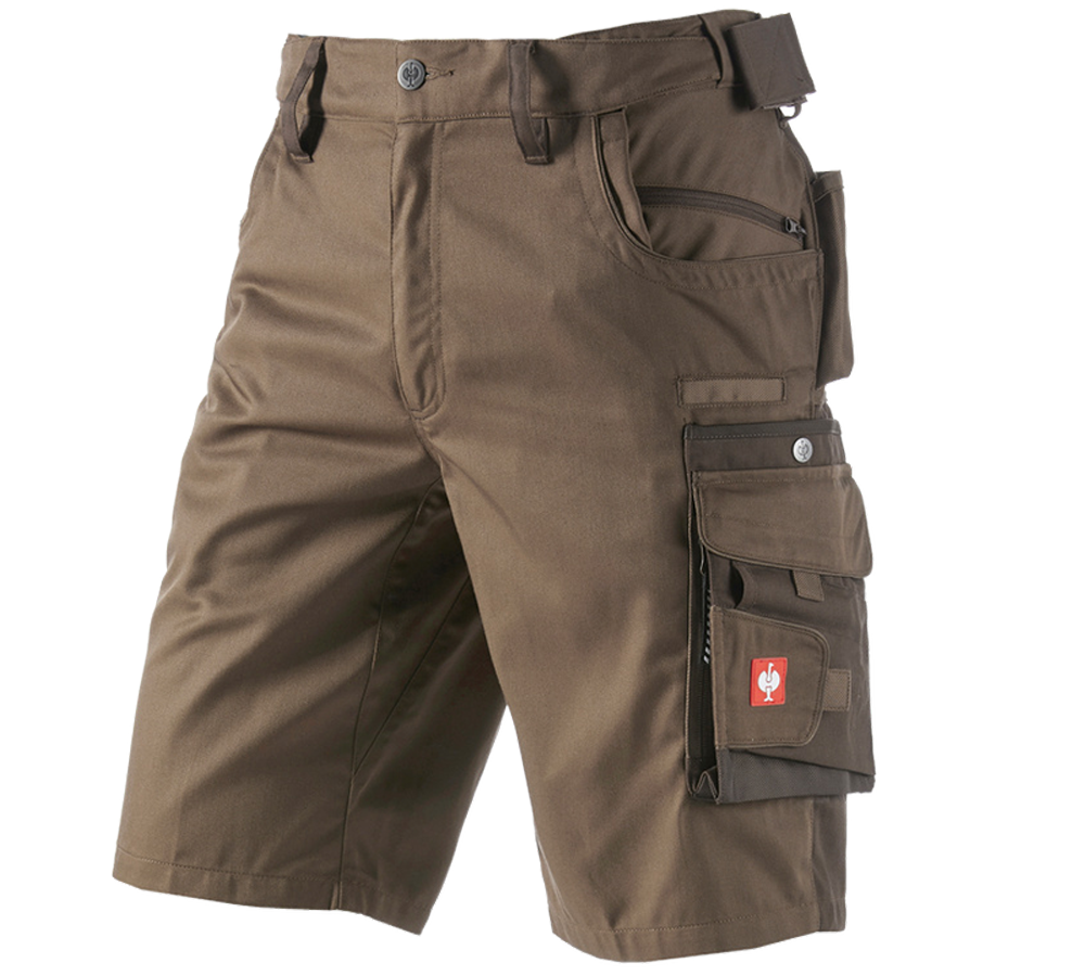 Pracovní kalhoty: Šortky e.s.motion + lískový oříšek/kaštan