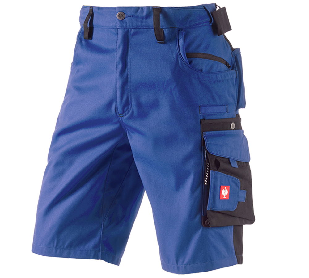 Pracovní kalhoty: Šortky e.s.motion + modrá chrpa/černá