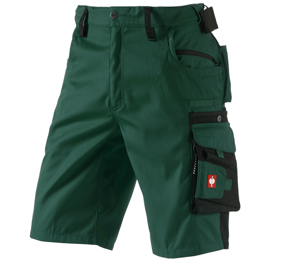 Pracovní kalhoty: Šortky e.s.motion + zelená/černá
