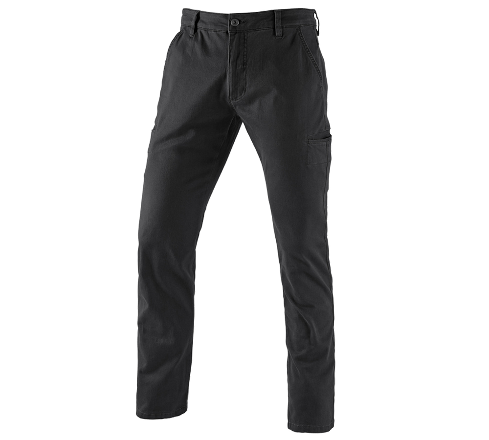 Témata: e.s. Pracovní kalhoty Chino, pánské + černá