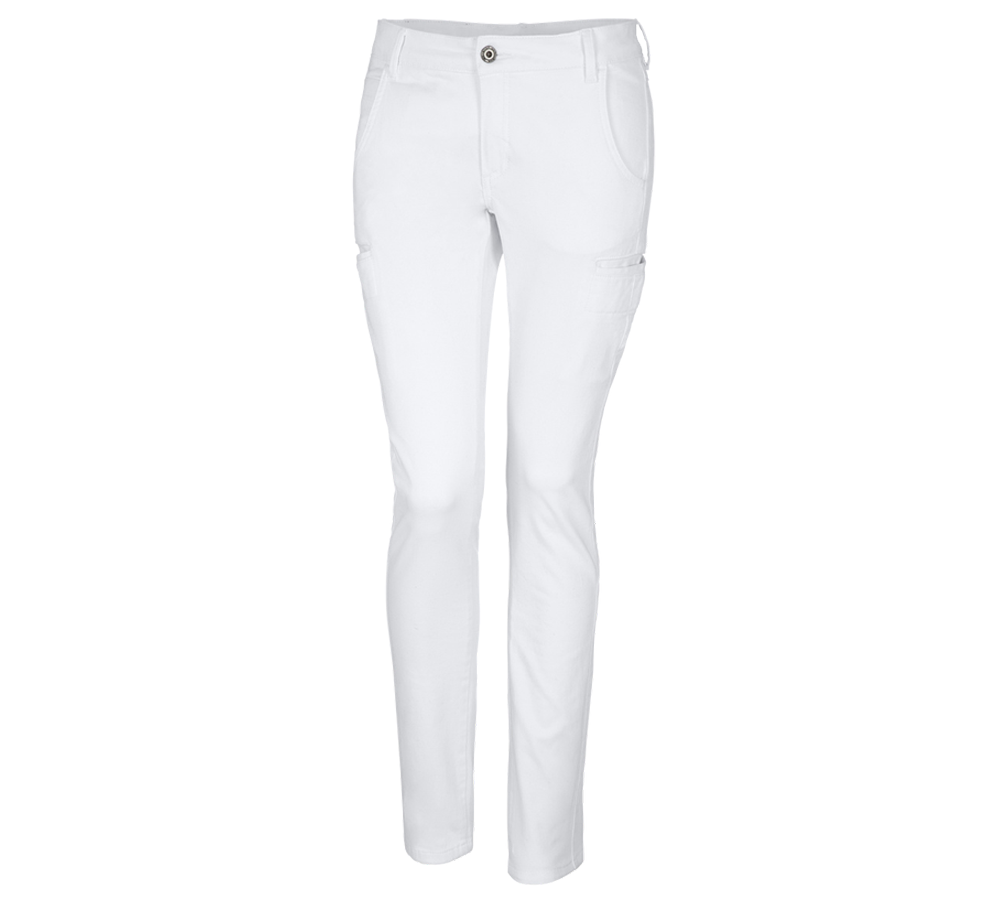 Témata: e.s. Pracovní kalhoty Chino, dámské + bílá