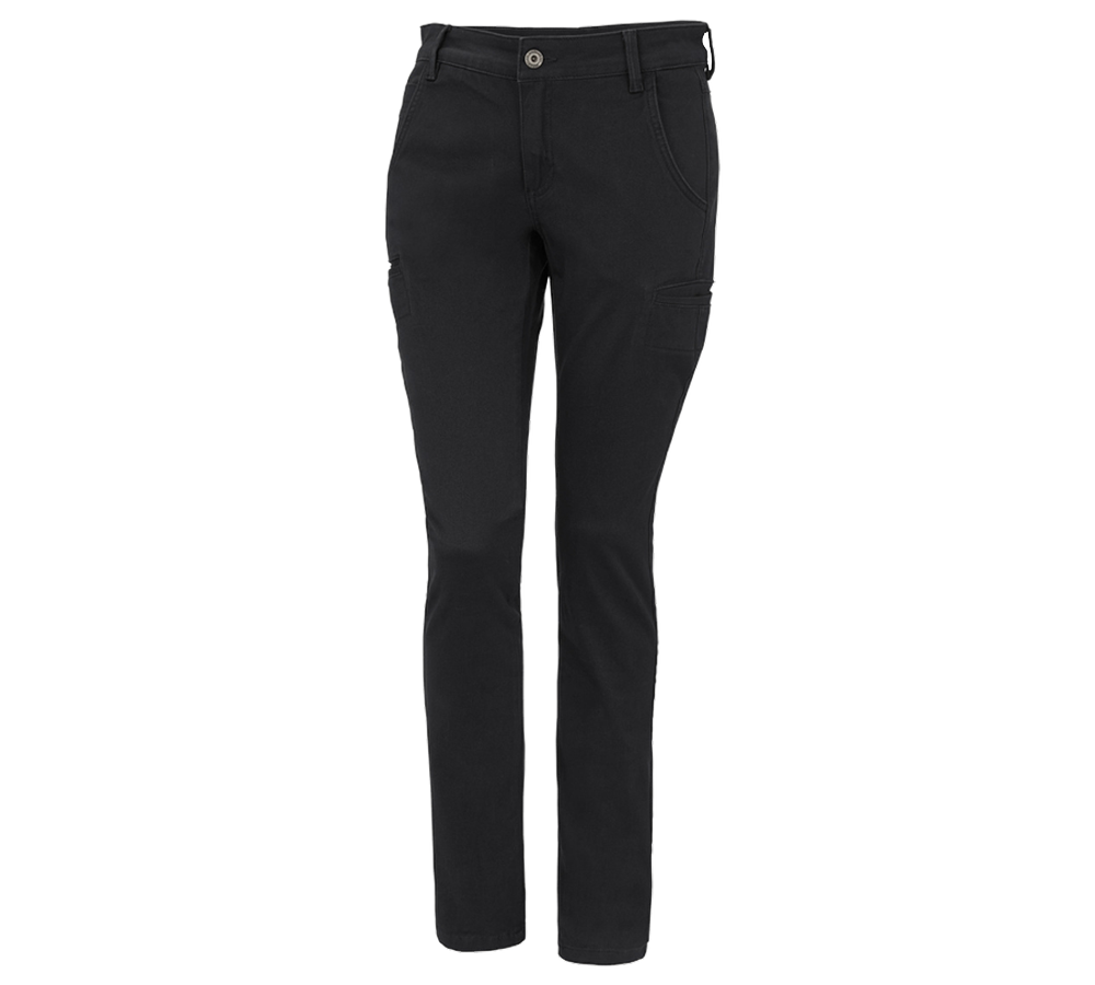 Pracovní kalhoty: e.s. Pracovní kalhoty Chino, dámské + černá