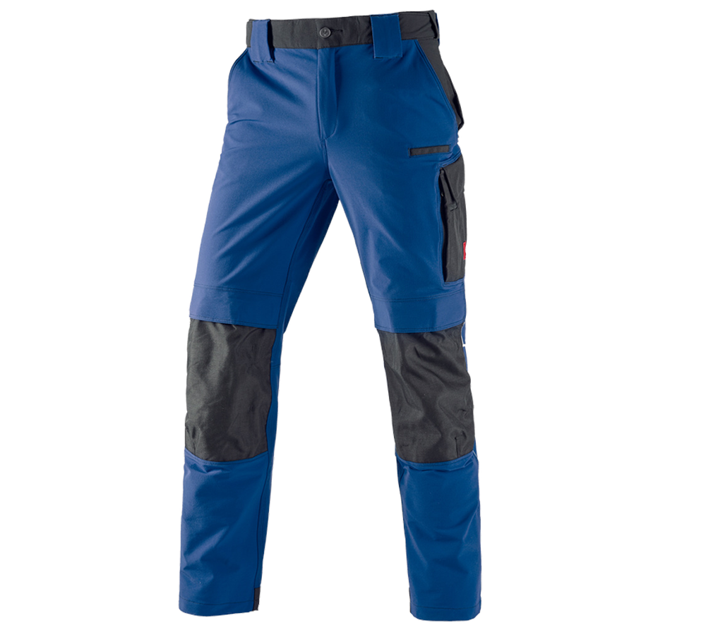 Truhlář / Stolař: Funkční kalhoty e.s.dynashield + modrá chrpa/černá