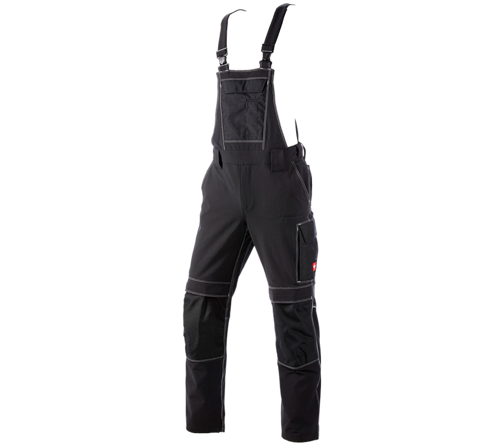 Instalatéři: Funkční kalhoty s laclem e.s.dynashield + černá
