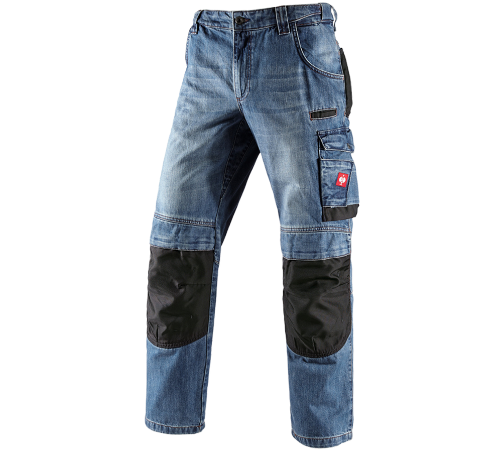 Pracovní kalhoty: Jeans e.s.motion denim + stonewashed
