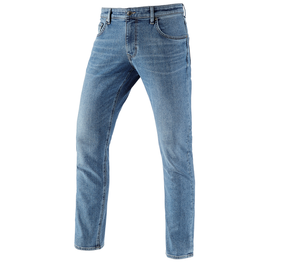 Pracovní kalhoty: e.s. Zimní strečové džíny s 5 kapsami + stonewashed