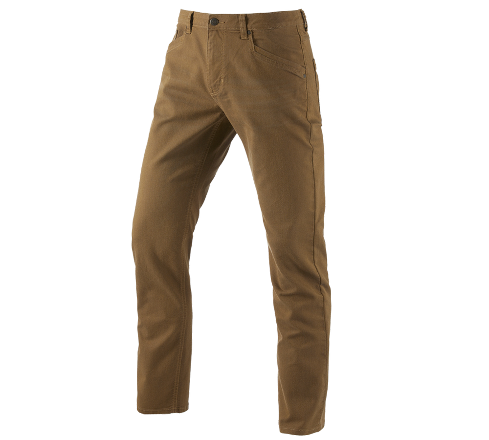 Pracovní kalhoty: Kalhoty s 5 kapsami e.s.vintage + sépiová