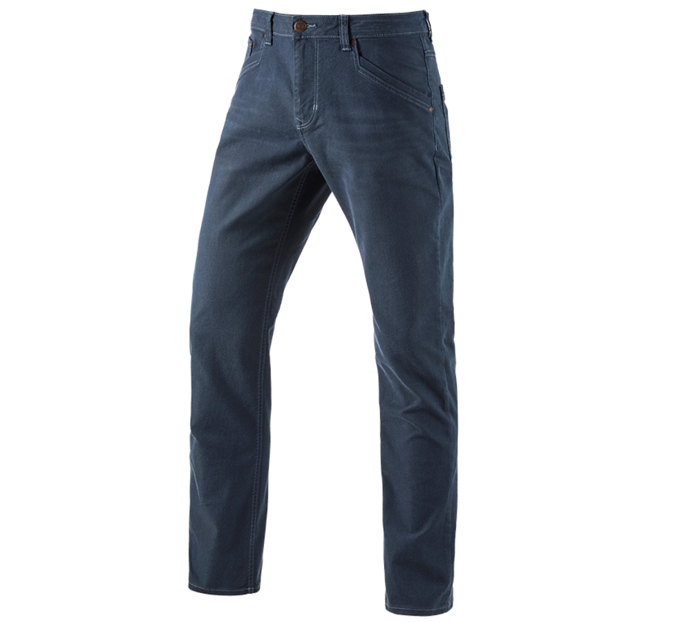 Truhlář / Stolař: Kalhoty s 5 kapsami e.s.vintage + ledově modrá