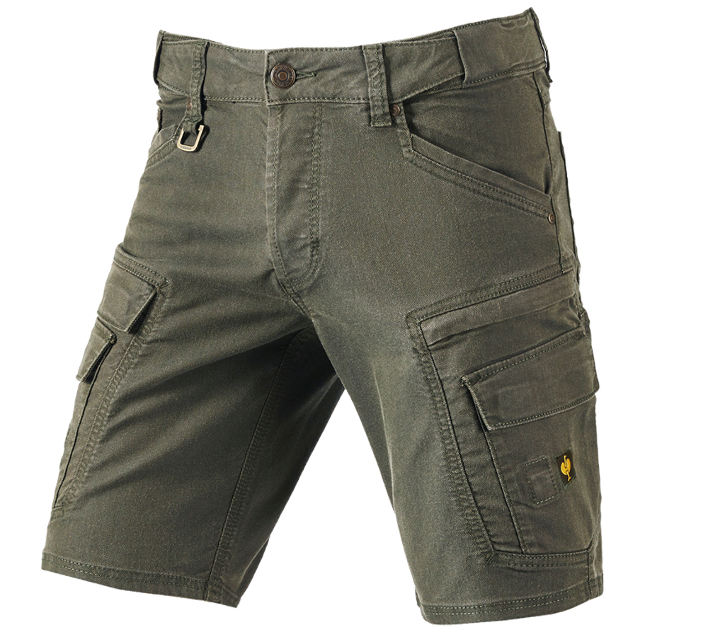 Pracovní kalhoty: Šortky cargo e.s.vintage + maskovací zelená