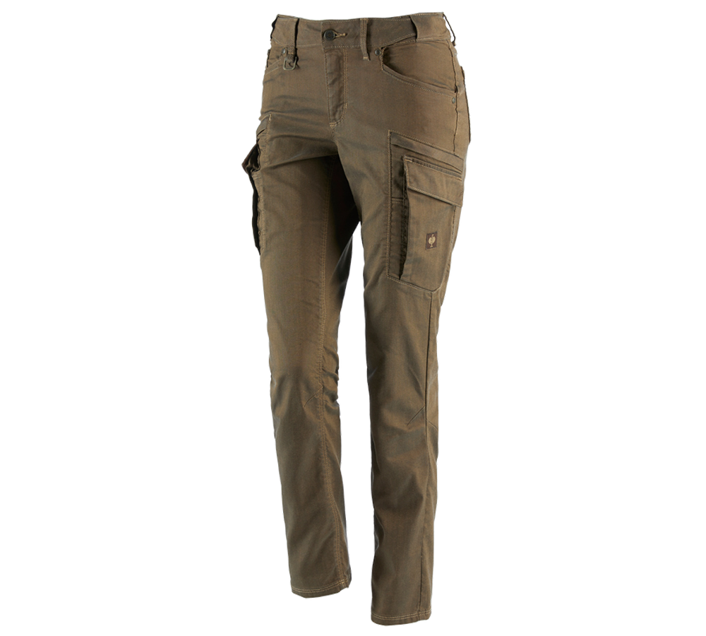 Pracovní kalhoty: Cargo kalhoty e.s.vintage, dámské + sépiová