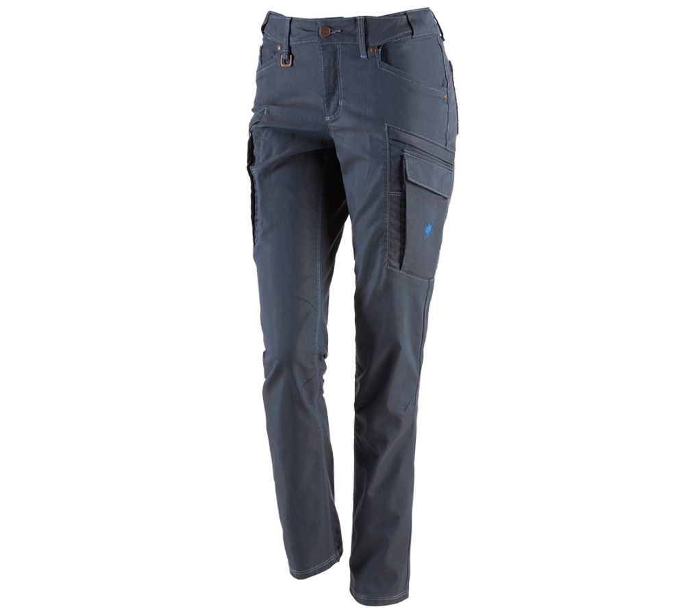 Pracovní kalhoty: Cargo kalhoty e.s.vintage, dámské + ledově modrá
