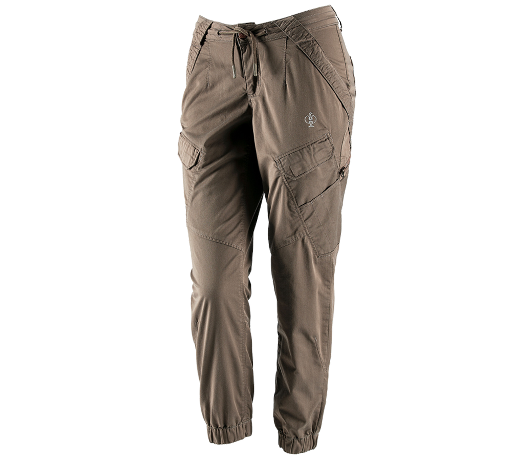 Pracovní kalhoty: Cargo kalhoty e.s. ventura vintage, dámské + stínově hnědá