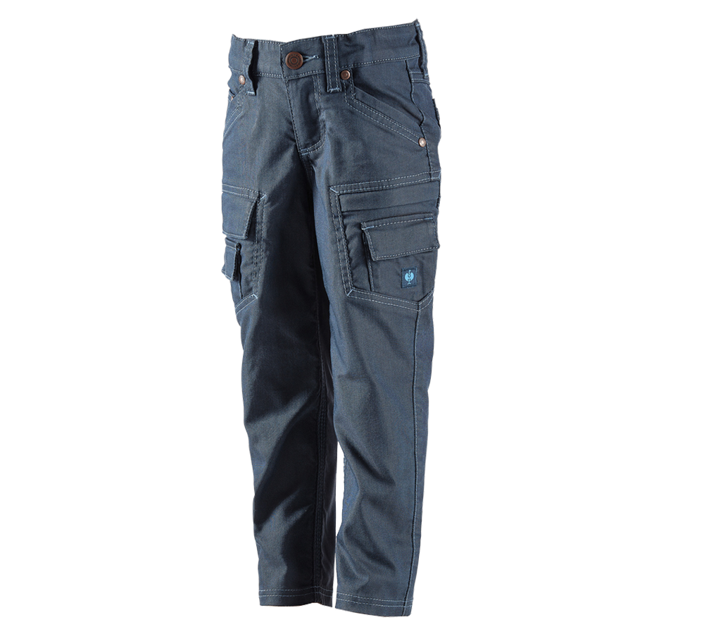 Kalhoty: Cargo kalhoty e.s.vintage, dětské + ledově modrá