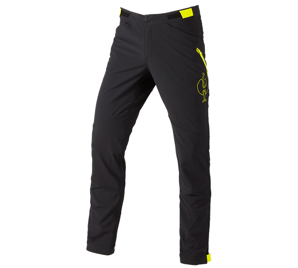Pracovní kalhoty: Funkční kalhoty e.s.trail + černá/acidově žlutá