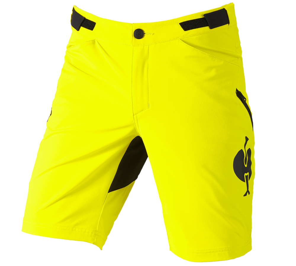 Pracovní kalhoty: Funkční šortky e.s.trail + acidově žlutá/černá