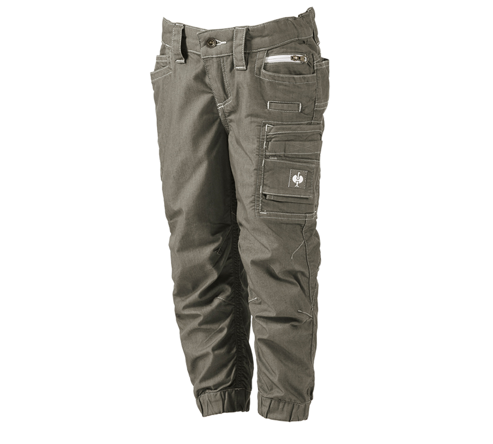 Kalhoty: Cargo kalhoty  e.s.motion ten léto, dětská + rašelinová zelená
