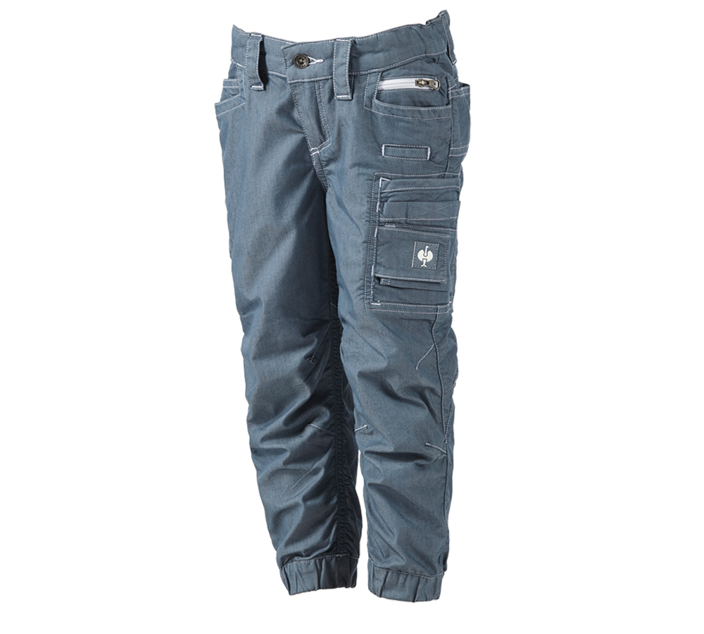 Kalhoty: Cargo kalhoty  e.s.motion ten léto, dětská + kouřově modrá