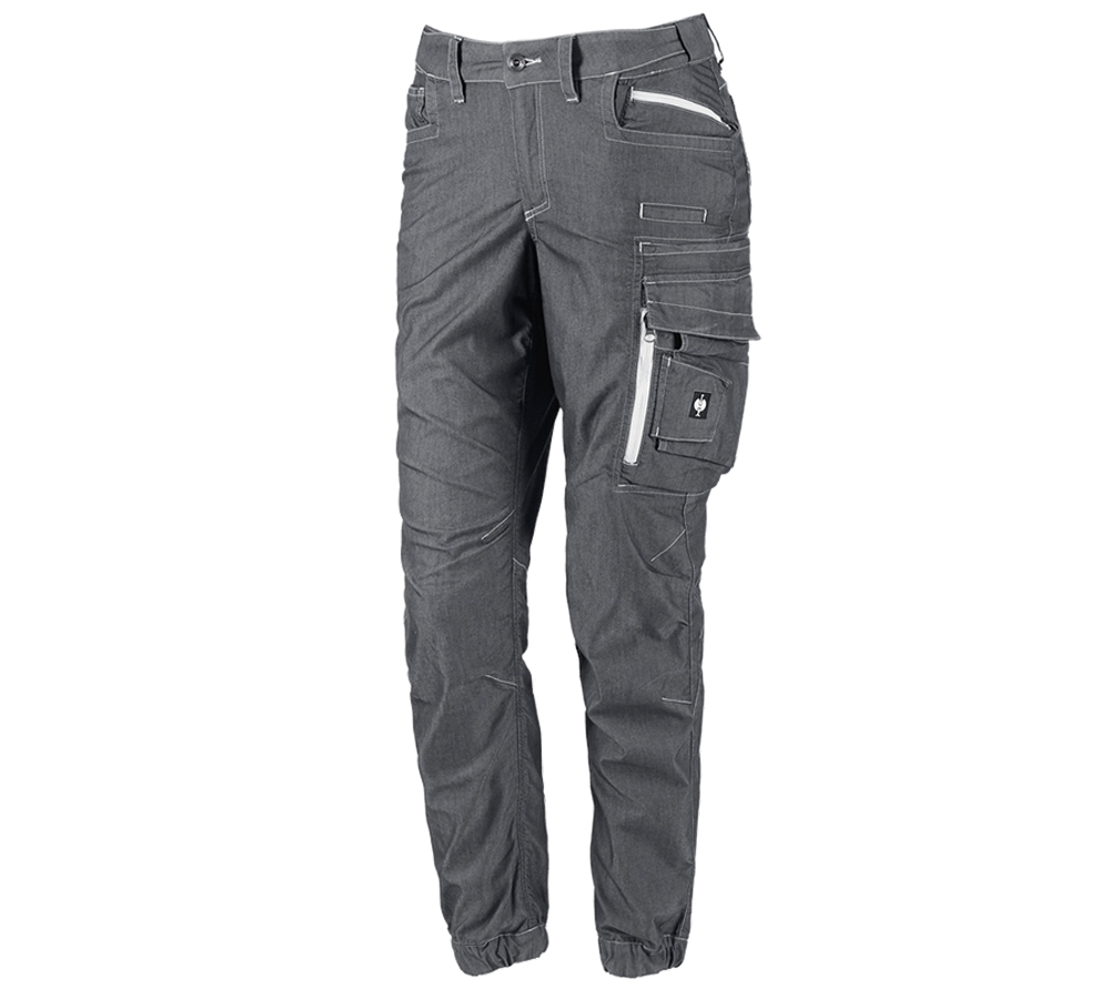 Pracovní kalhoty: Cargo kalhoty  e.s.motin ten léto,dámská + oxidově černá