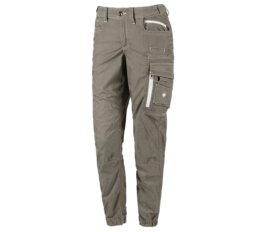 Pracovní kalhoty: Cargo kalhoty  e.s.motin ten léto,dámská + rašelinová zelená