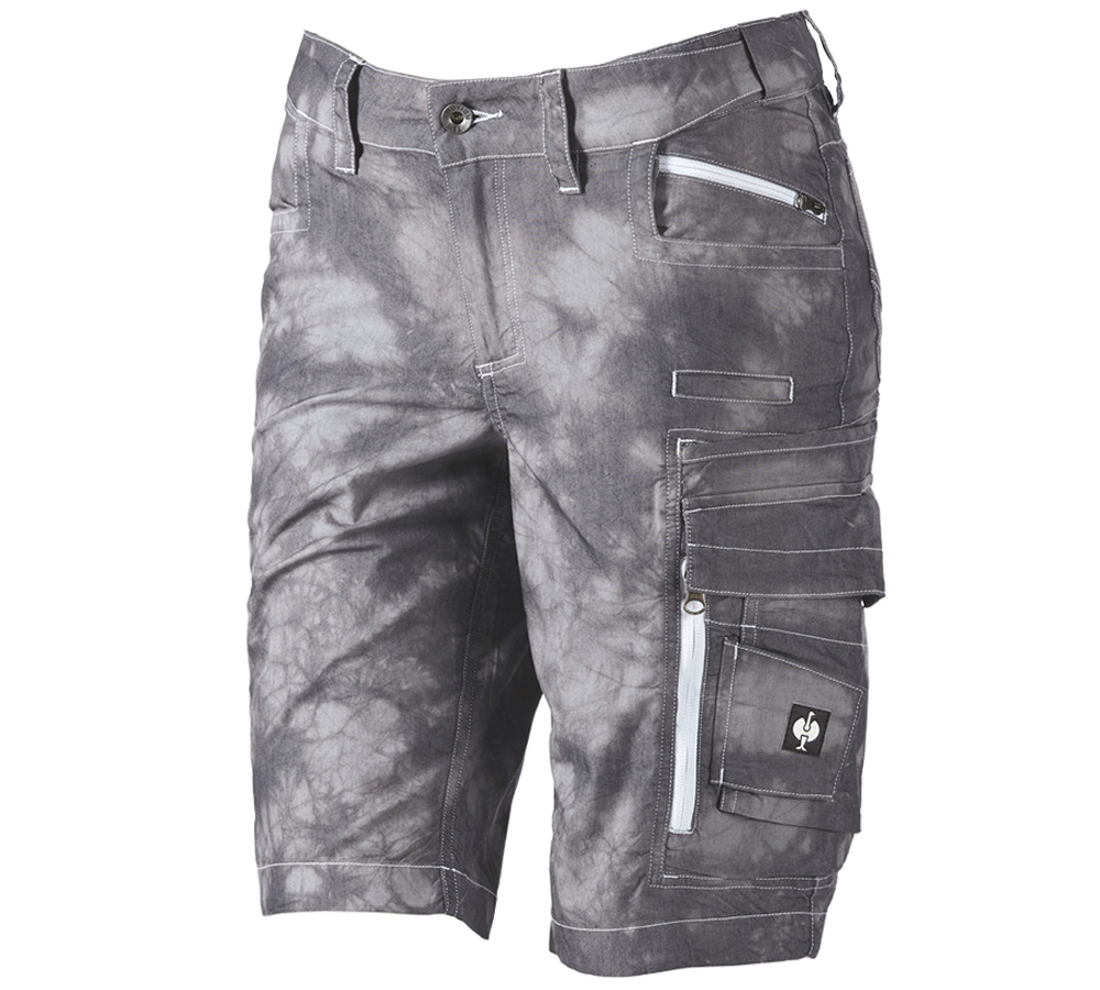 Pracovní kalhoty: Šortky cargo e.s.motion ten léto,dámská + oxidově černá vintage