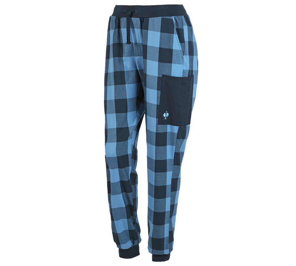Doplňky: e.s. Pyžamo kalhoty, dámské + stínově modrá/jarní modrá