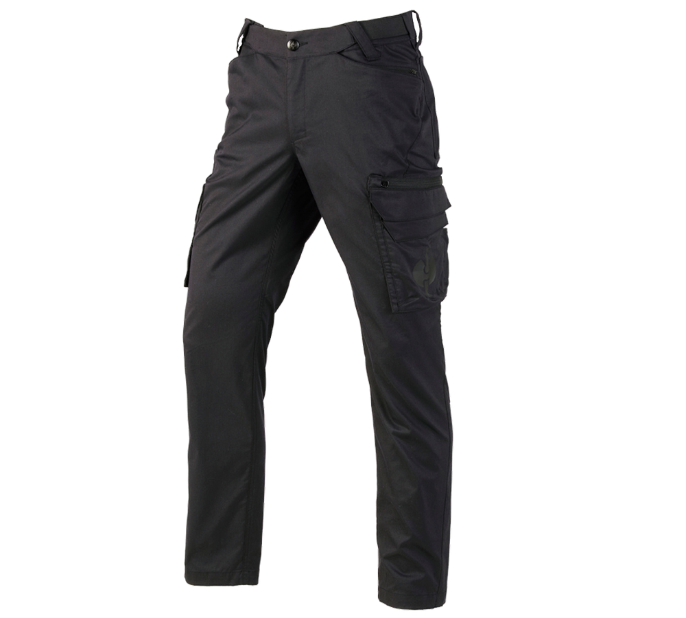 Pracovní kalhoty: Cargo kalhoty e.s.trail + černá