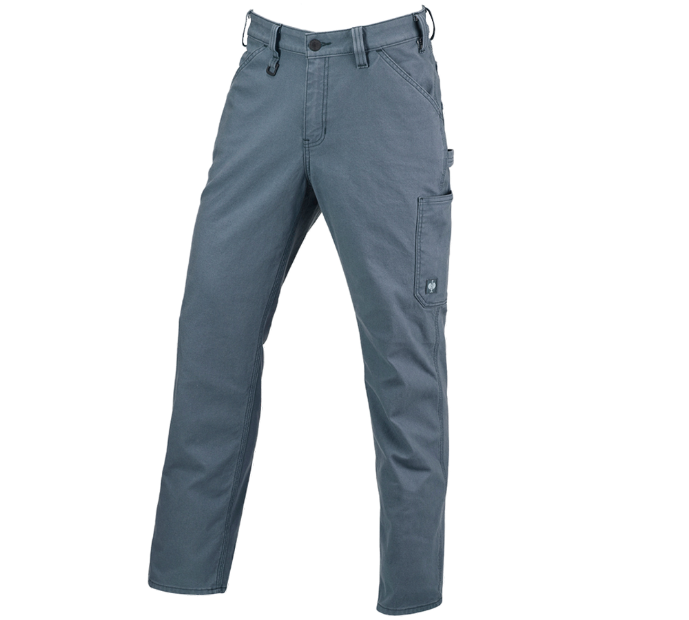 Pracovní kalhoty: Kalhoty do pasu e.s.iconic + oxidově modrá