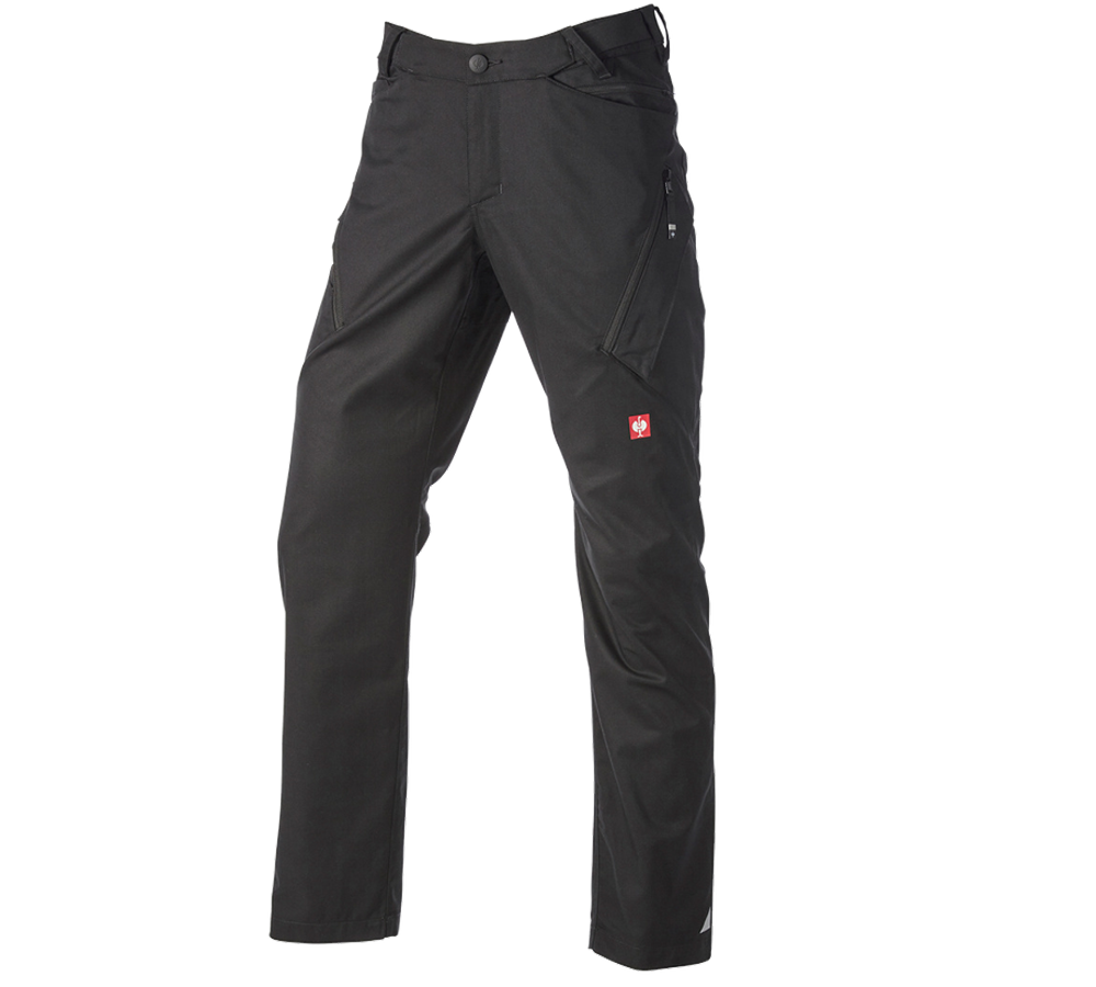Pracovní kalhoty: Kalhoty s více kapsami e.s.ambition + černá