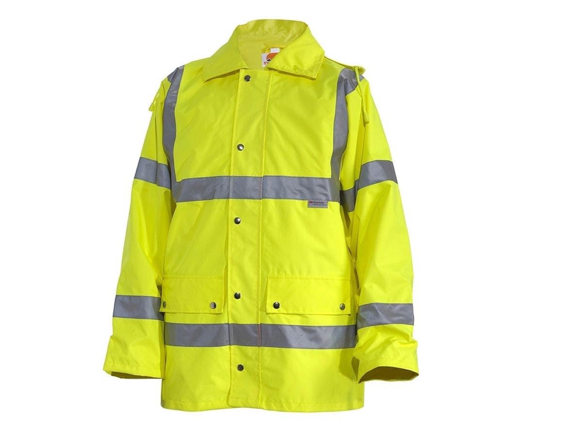 Pracovní bundy: STONEKIT Výstražná bunda 4 v 1 + výstražná žlutá