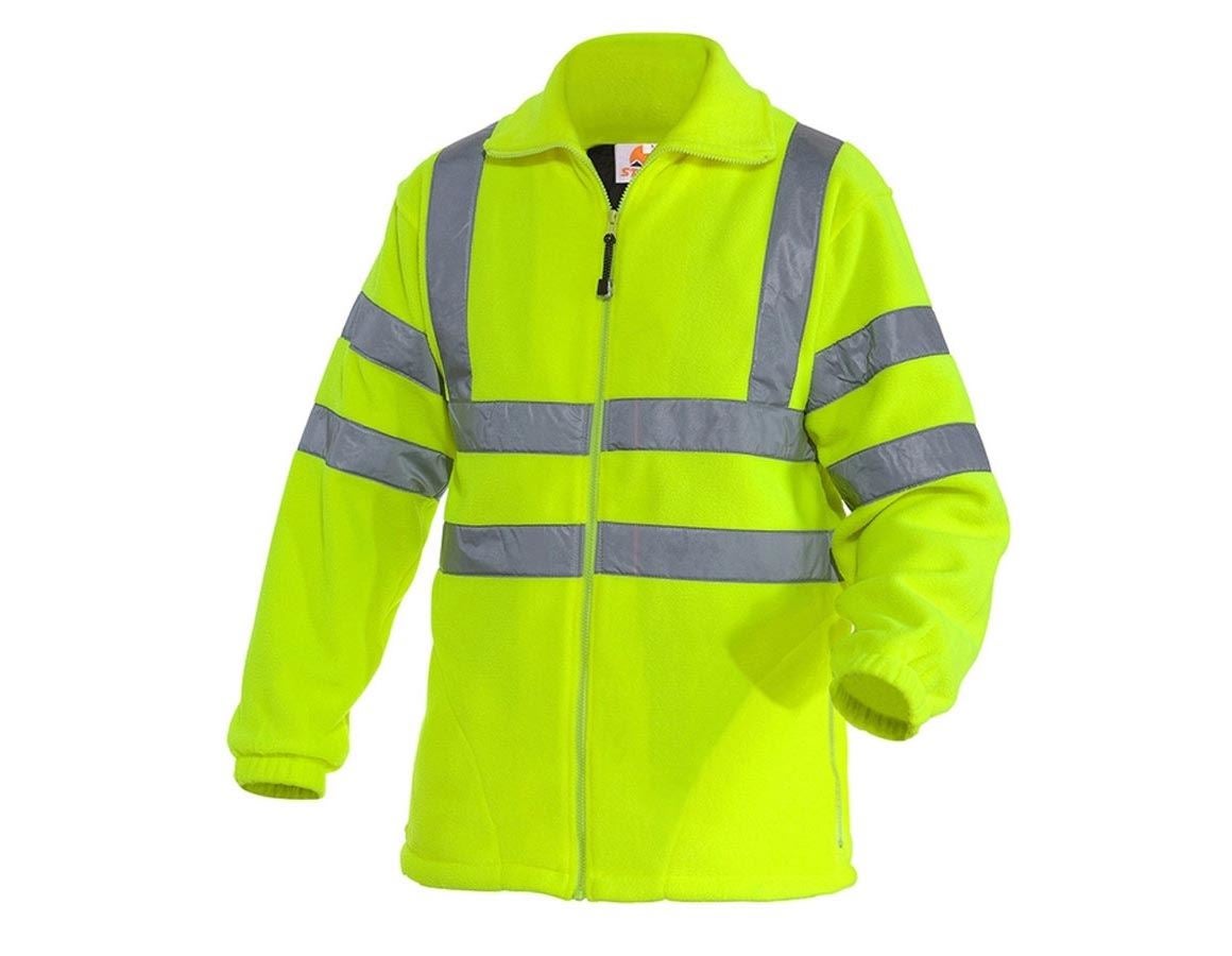 Pracovní bundy: STONEKIT Výstražná bunda Fleece + výstražná žlutá