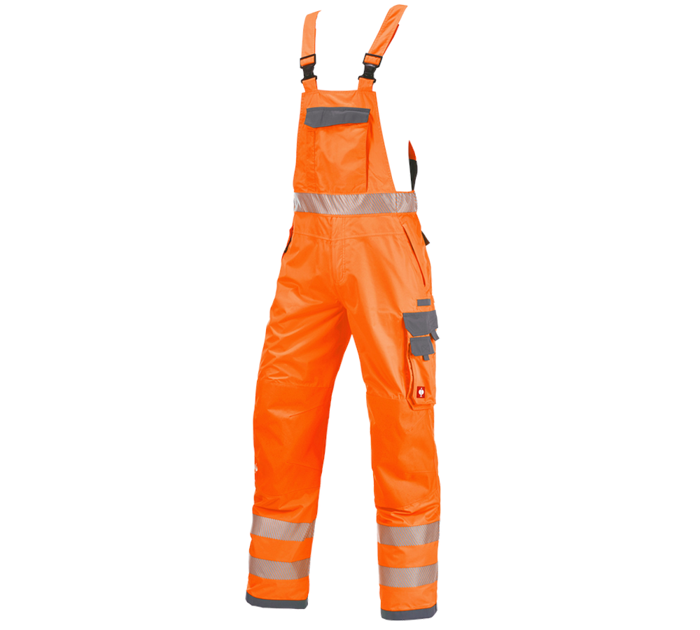 Témata: Výstražné funkční kalhoty s laclem e.s.prestige + výstražná oranžová/šedá