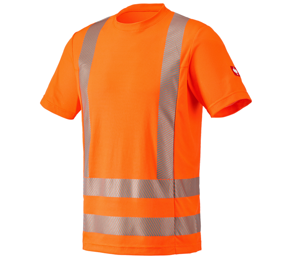 Témata: e.s. Výstražné funkční tričko + výstražná oranžová