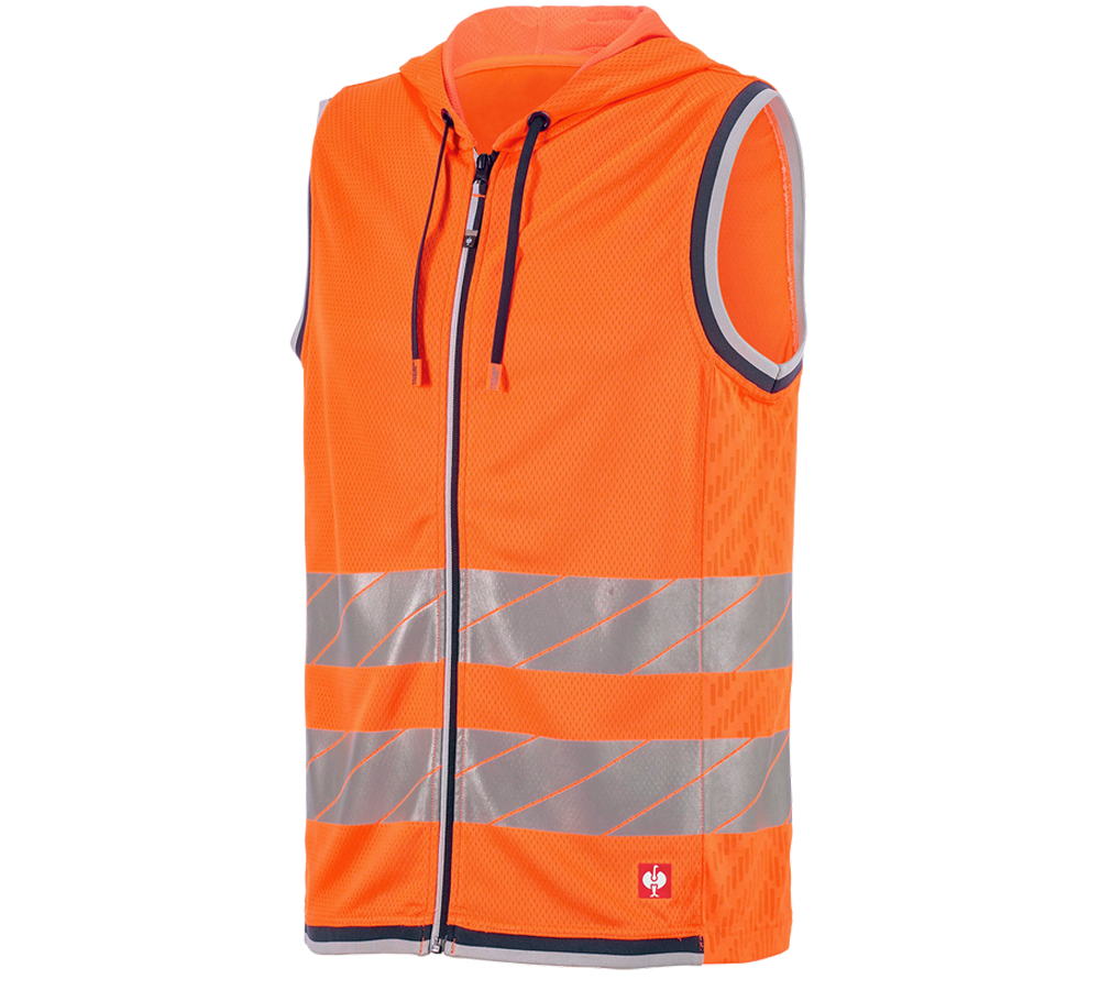 Oděvy: Výstražná funkční vesta e.s.ambition + výstražná oranžová/tmavomodrá