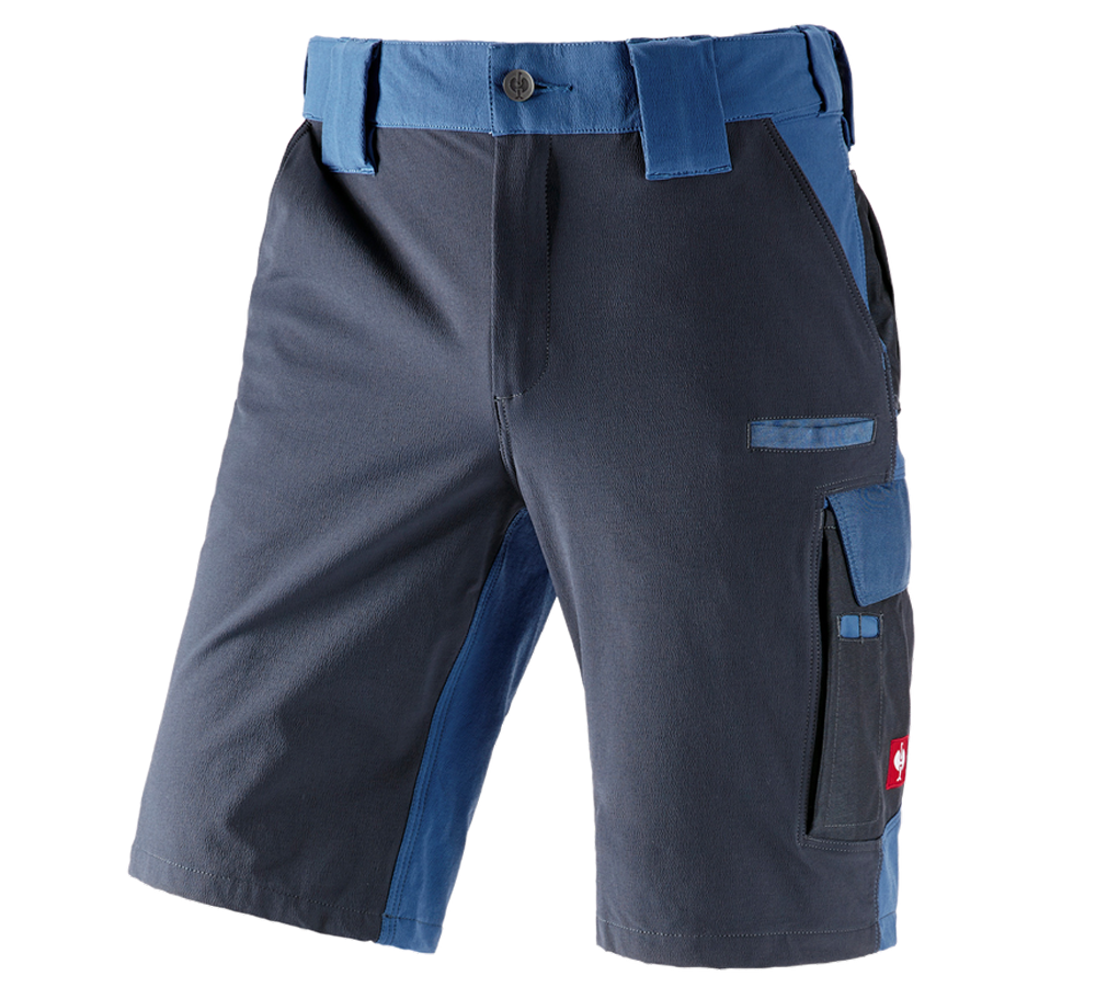Pracovní kalhoty: Funkční short e.s.dynashield + kobalt/pacifik
