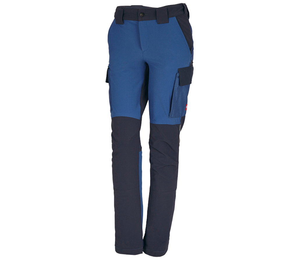 Pracovní kalhoty: Funkční cargo kalhoty e.s.dynashield, dámské + kobalt/pacifik