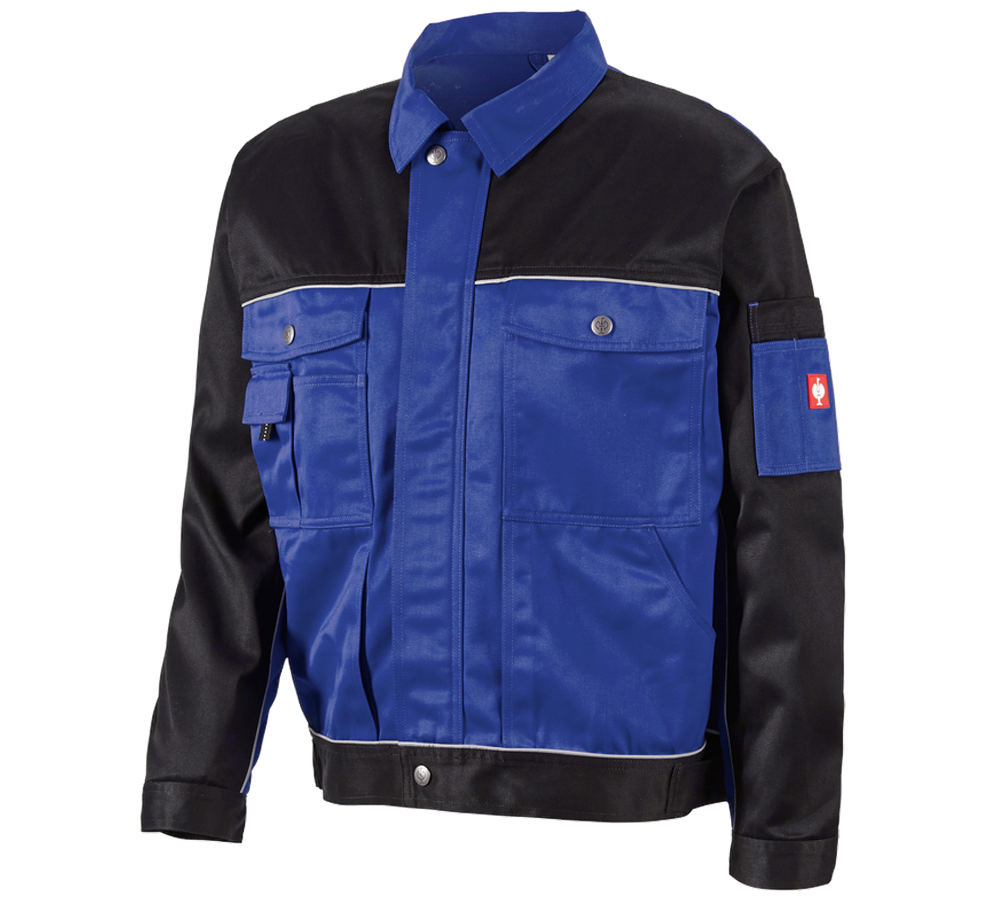 Instalatéři: Pracovní bunda e.s.image + modrá chrpa/černá