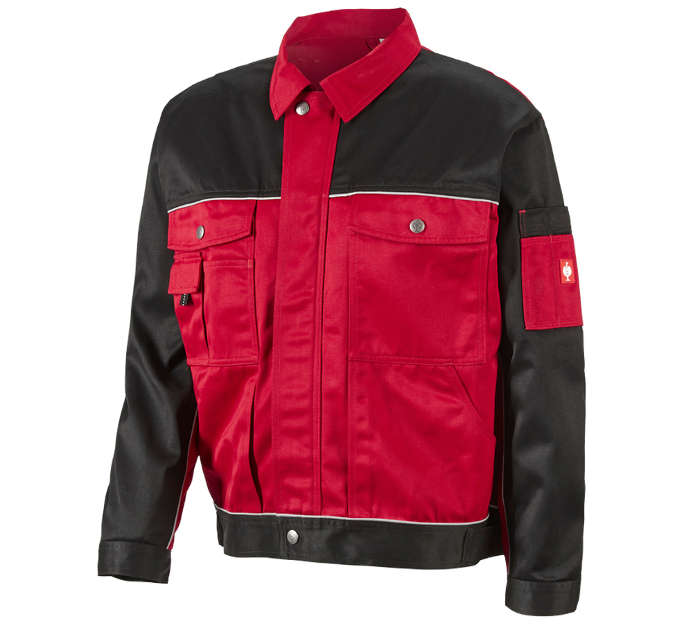 Pracovní bundy: Pracovní bunda e.s.image + červená/černá