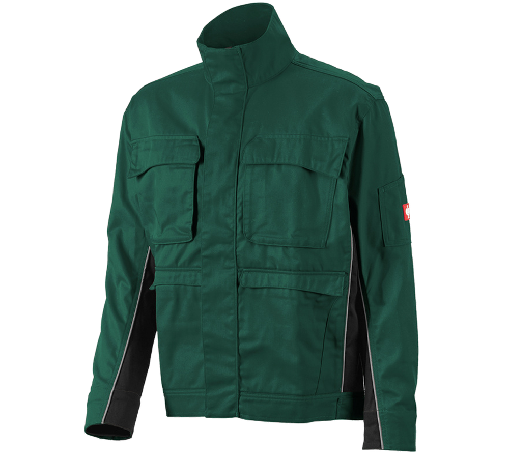 Instalatéři: Pracovní bunda e.s.active + zelená/černá
