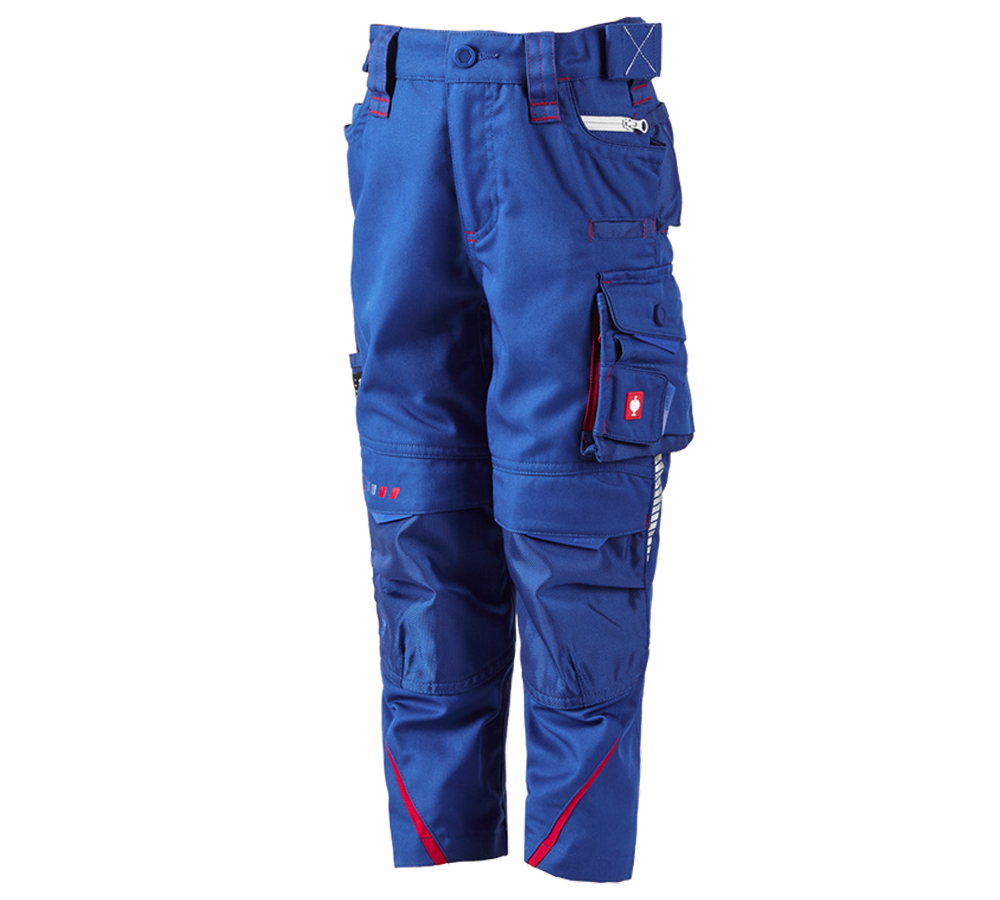 Kalhoty: Kalhoty do pasu e.s.motion 2020, dětské + modrá chrpa/ohnivě červená
