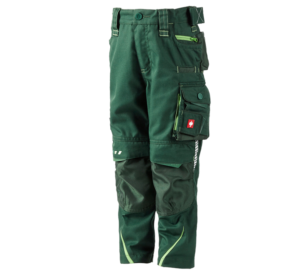 Kalhoty: Kalhoty do pasu e.s.motion 2020, dětské + zelená/mořská zelená