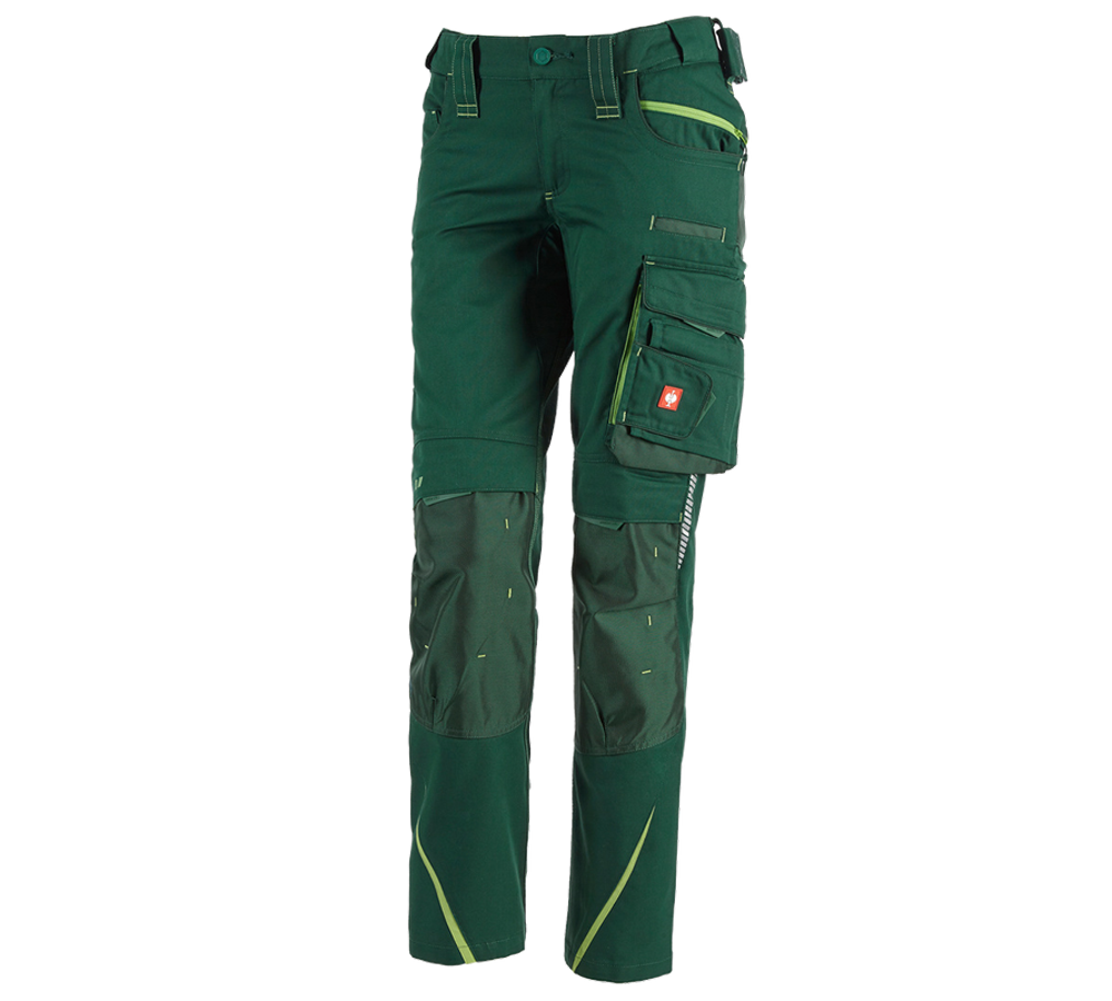 Pracovní kalhoty: Dámské kalhoty e.s.motion 2020 + zelená/mořská zelená