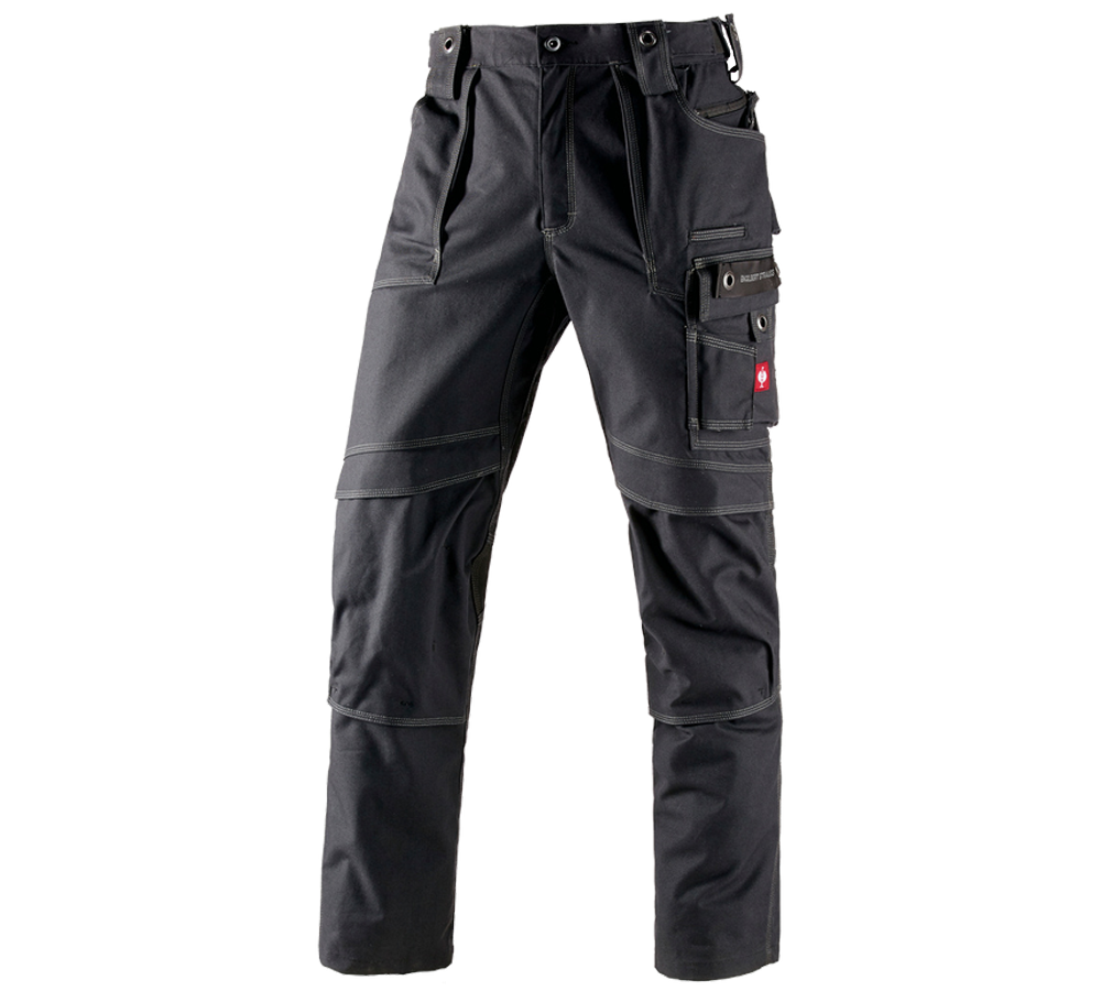 Pracovní kalhoty: Kalhoty do pasu e.s.roughtough + černá