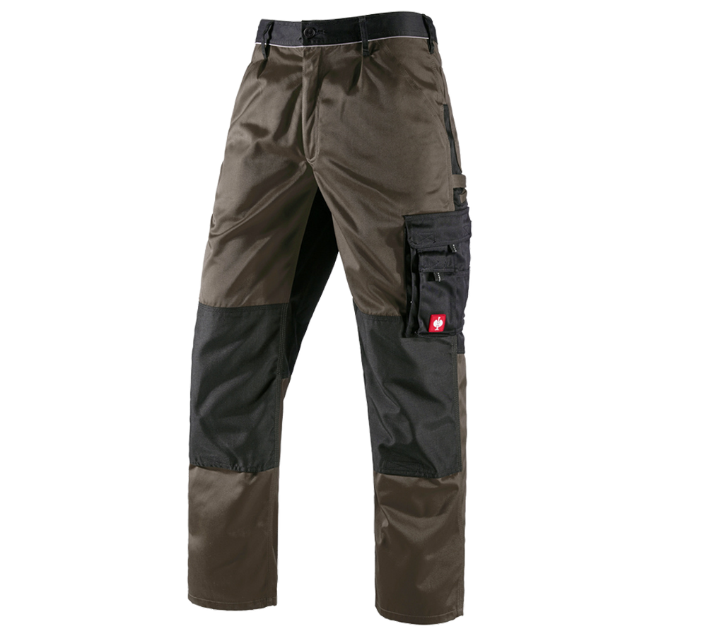 Pracovní kalhoty: Kalhoty do pasu e.s.image + olivová/černá