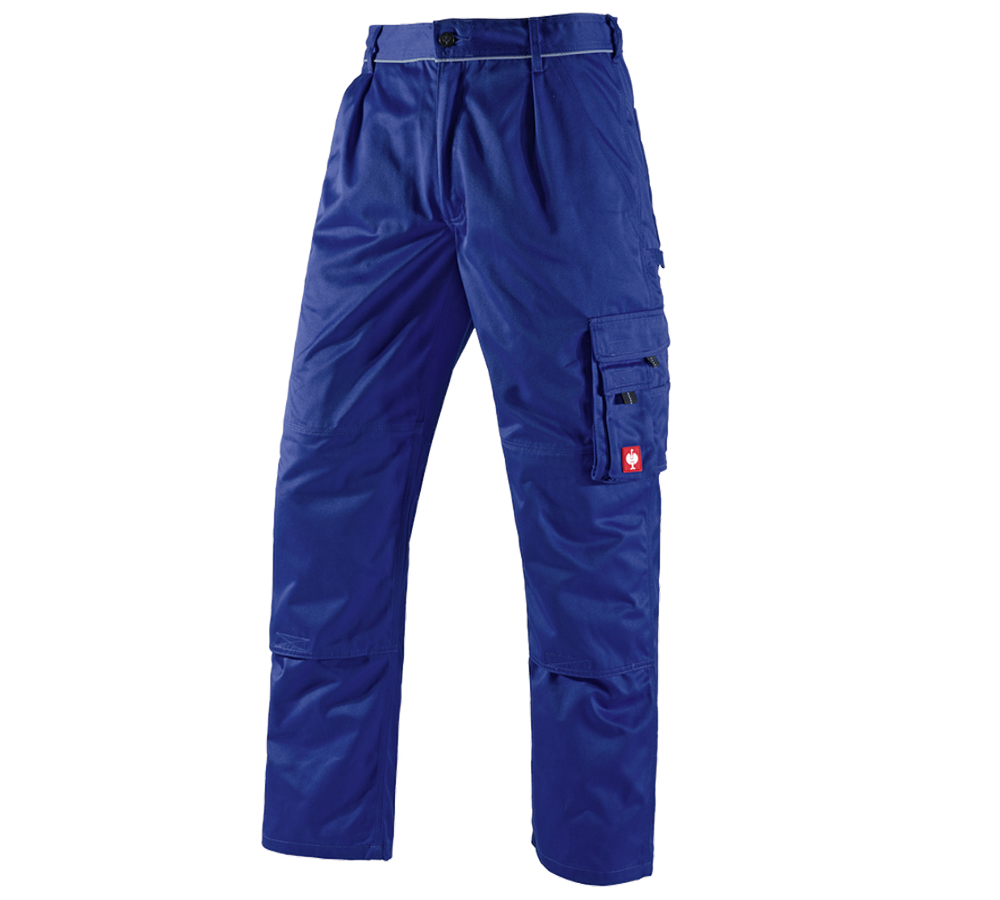 Pracovní kalhoty: Kalhoty do pasu e.s.classic + modrá chrpa