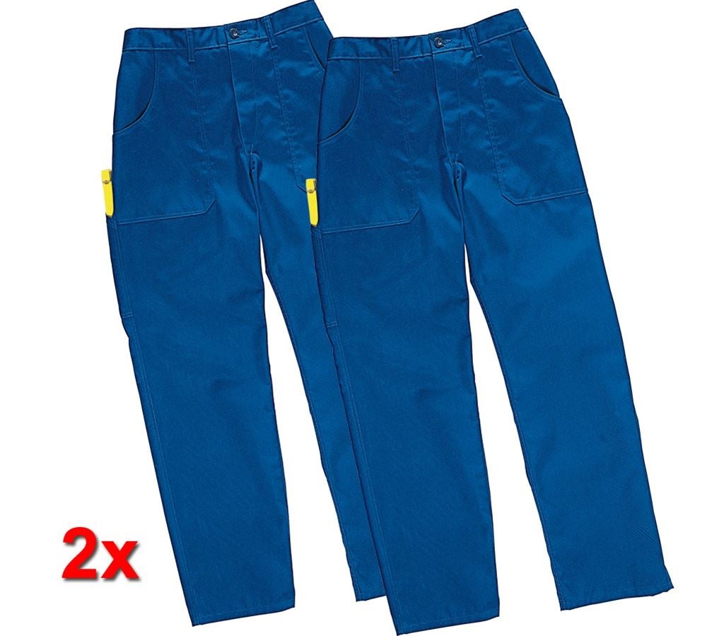 Pracovní kalhoty: Kalhoty do pasu Economy, 2 ks v balení + modrá chrpa