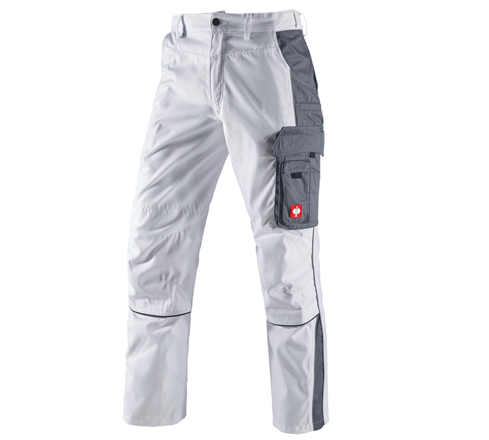 Pracovní kalhoty: Kalhoty do pasu e.s.active + bílá/šedá