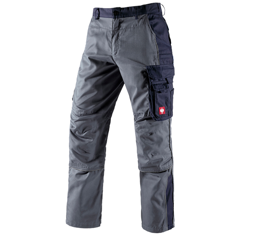 Pracovní kalhoty: Kalhoty do pasu e.s.active + šedá/tmavomodrá
