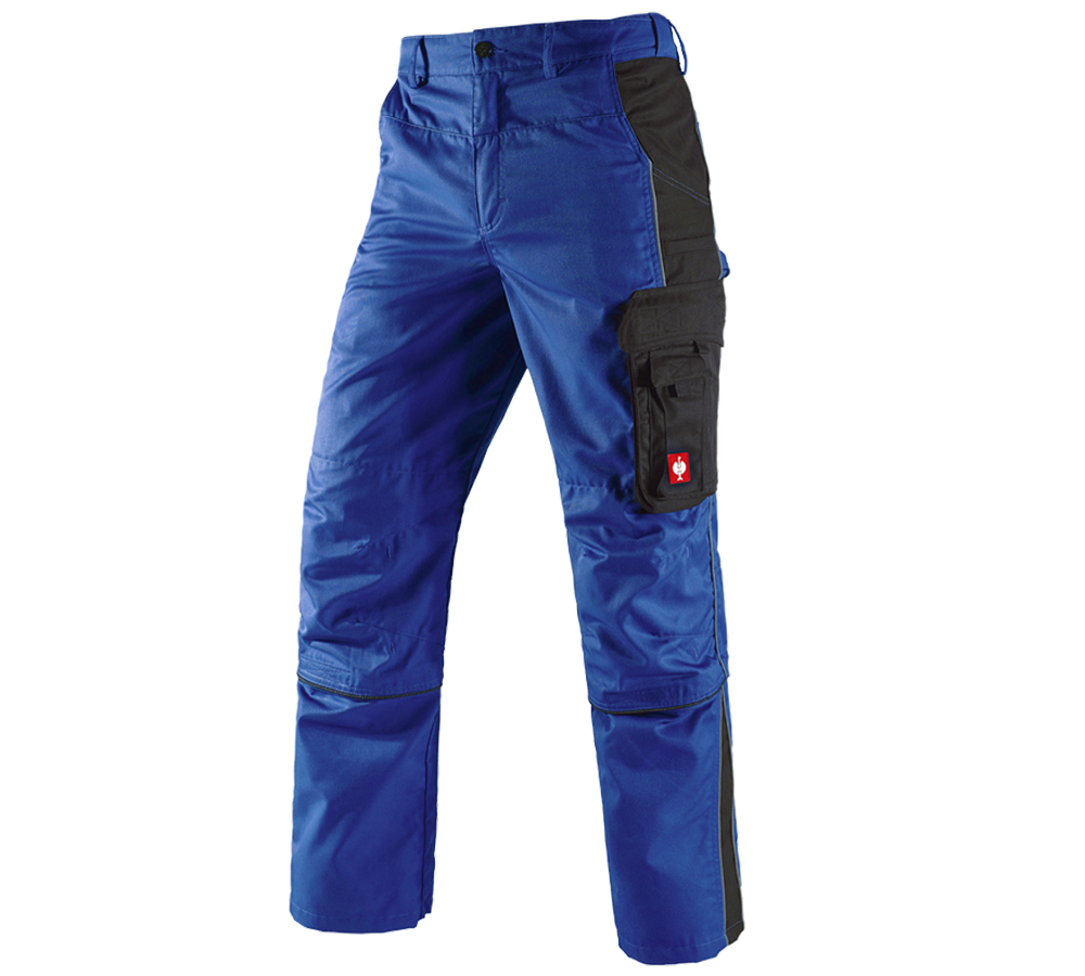 Instalatéři: Zip-off Kalhoty e.s.active + modrá chrpa/černá