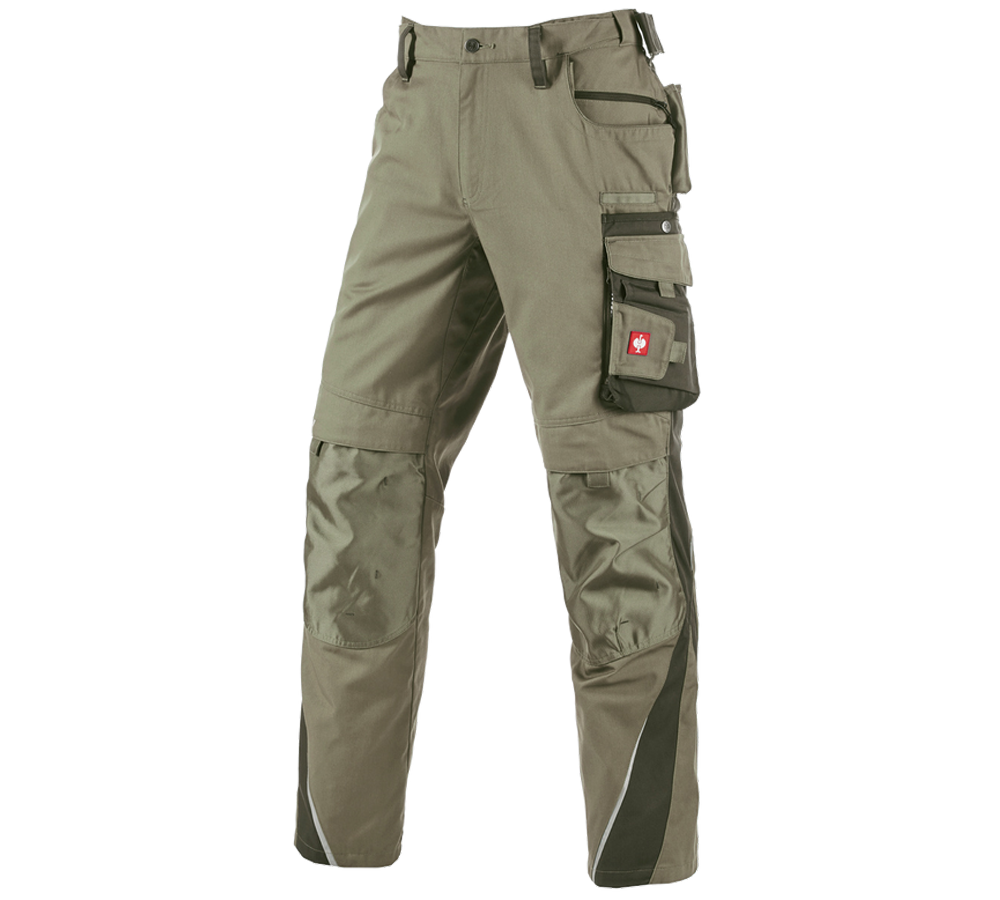 Pracovní kalhoty: Kalhoty do pasu e.s.motion + rákos/mech